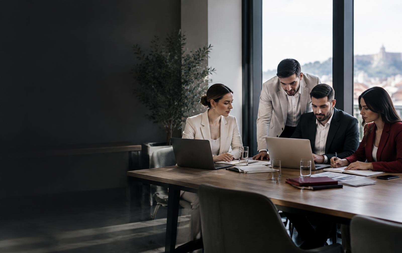 A coordinated team of professionals working together